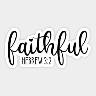 Faithful Sticker